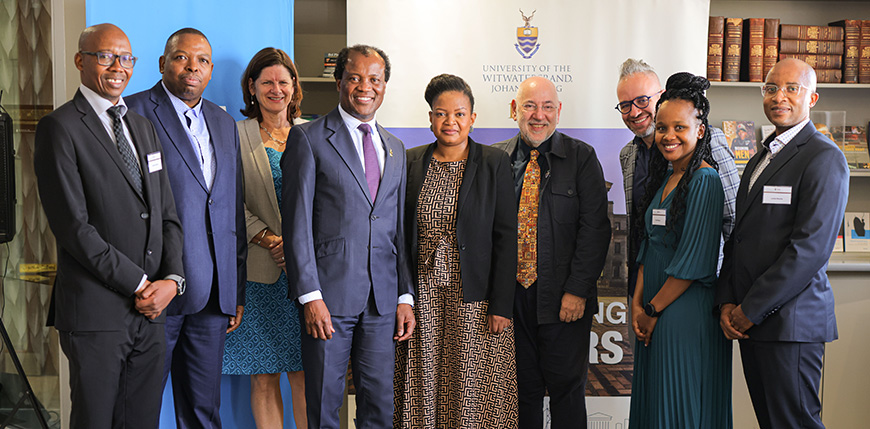 Group photo at the signing ceremony of the new Telkom Industry Solutions Lab